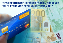 Tips to utilize leftover foreign currency after returning to India banner