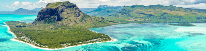 Mauritius is an island