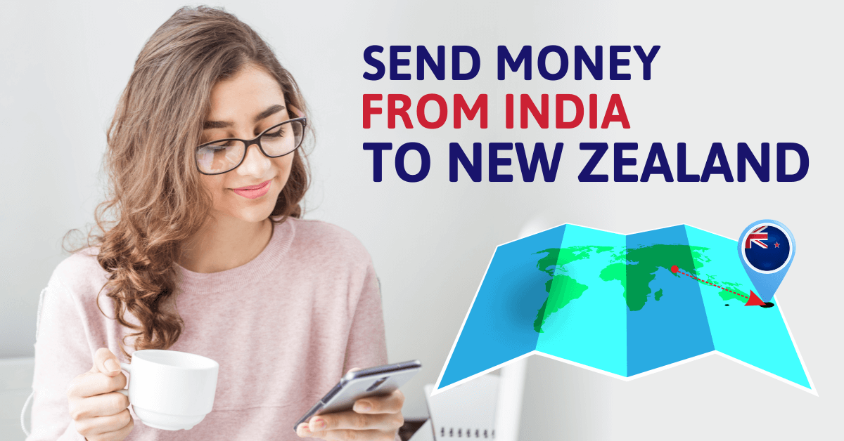 Send Money from India to New Zealand