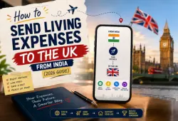 Send living expenses to uk from india banner