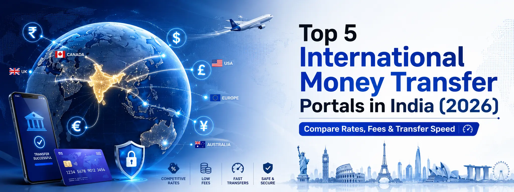 Top international money transfer portals in India